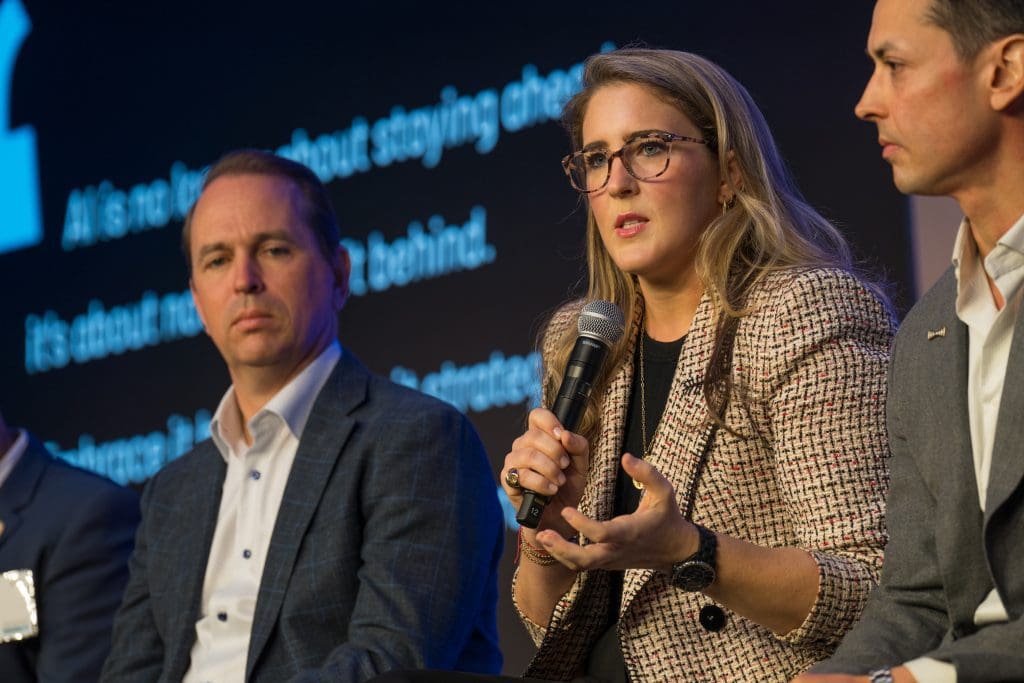 Panel discussion at Winning by Design Impact Summit 2025, Convene San Francisco