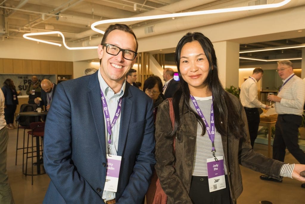 Conference networking event at Convene San Francisco